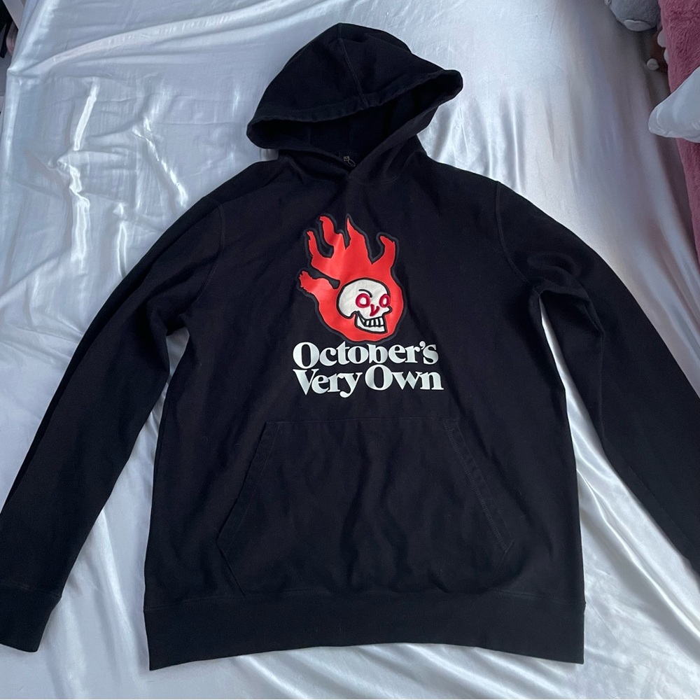 OVO Hot Skulls Hoodie Black